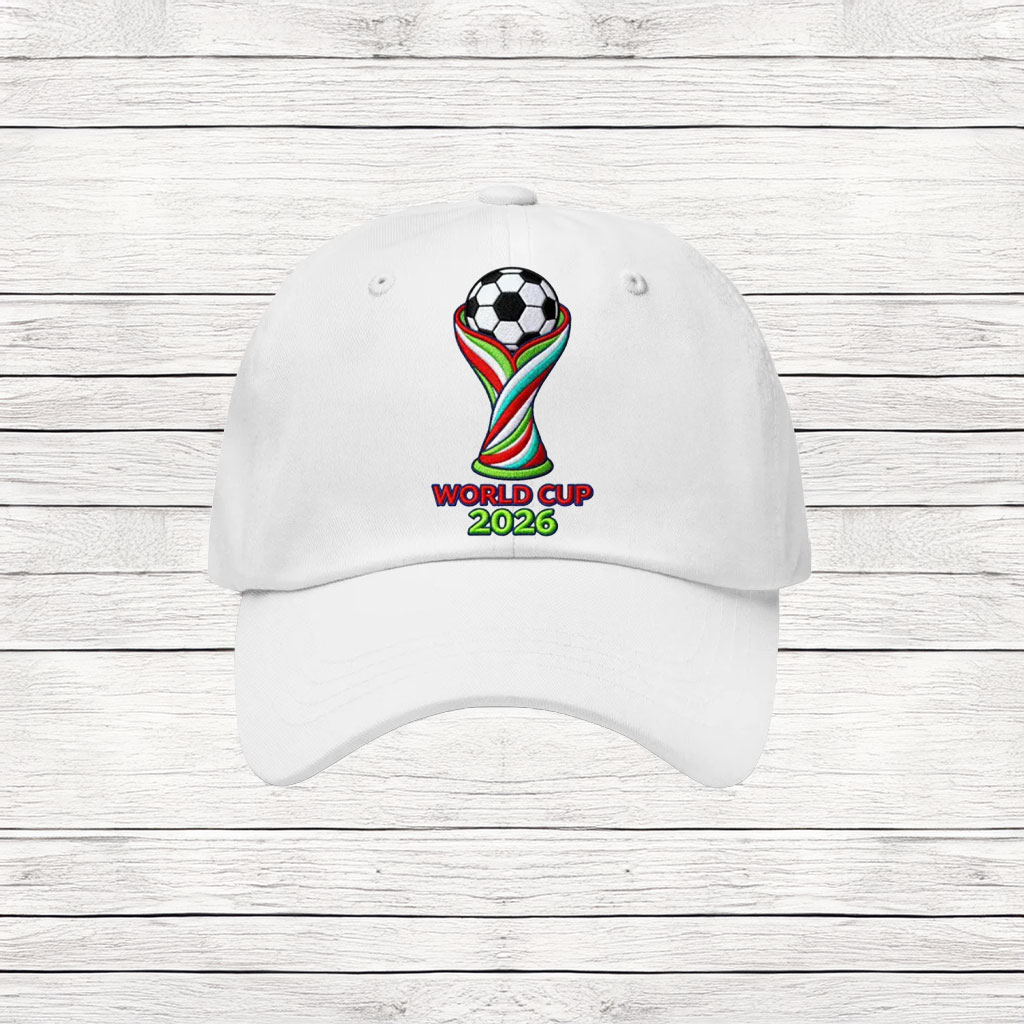 World Cup 2026 Minimal Trophy Icon Cap – Clean Soccer Fan Hat