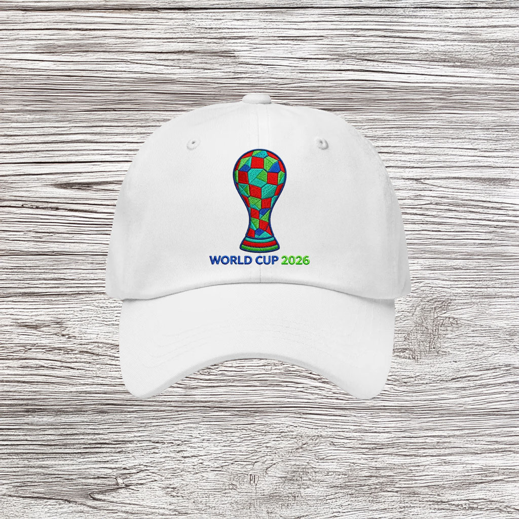 World Cup 2026 Mosaic Trophy Soccer Cap