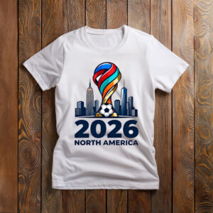 World Cup 2026 North America Skyline Graphic Shirt