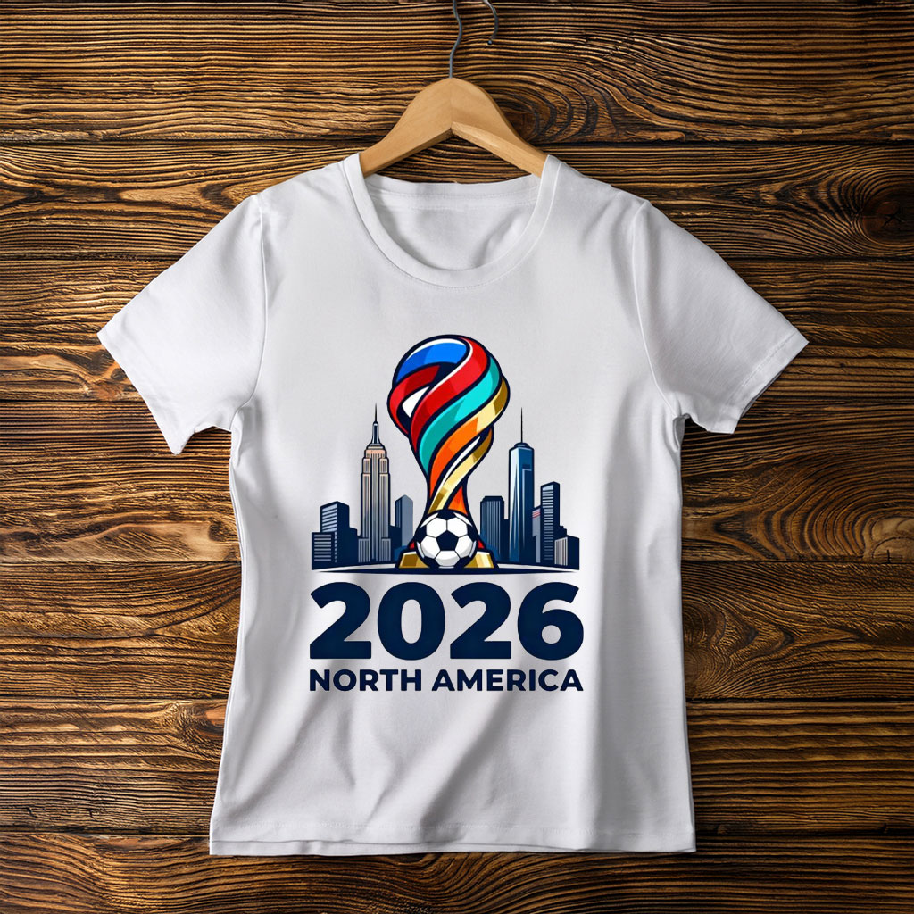 World Cup 2026 North America Skyline Graphic Shirt