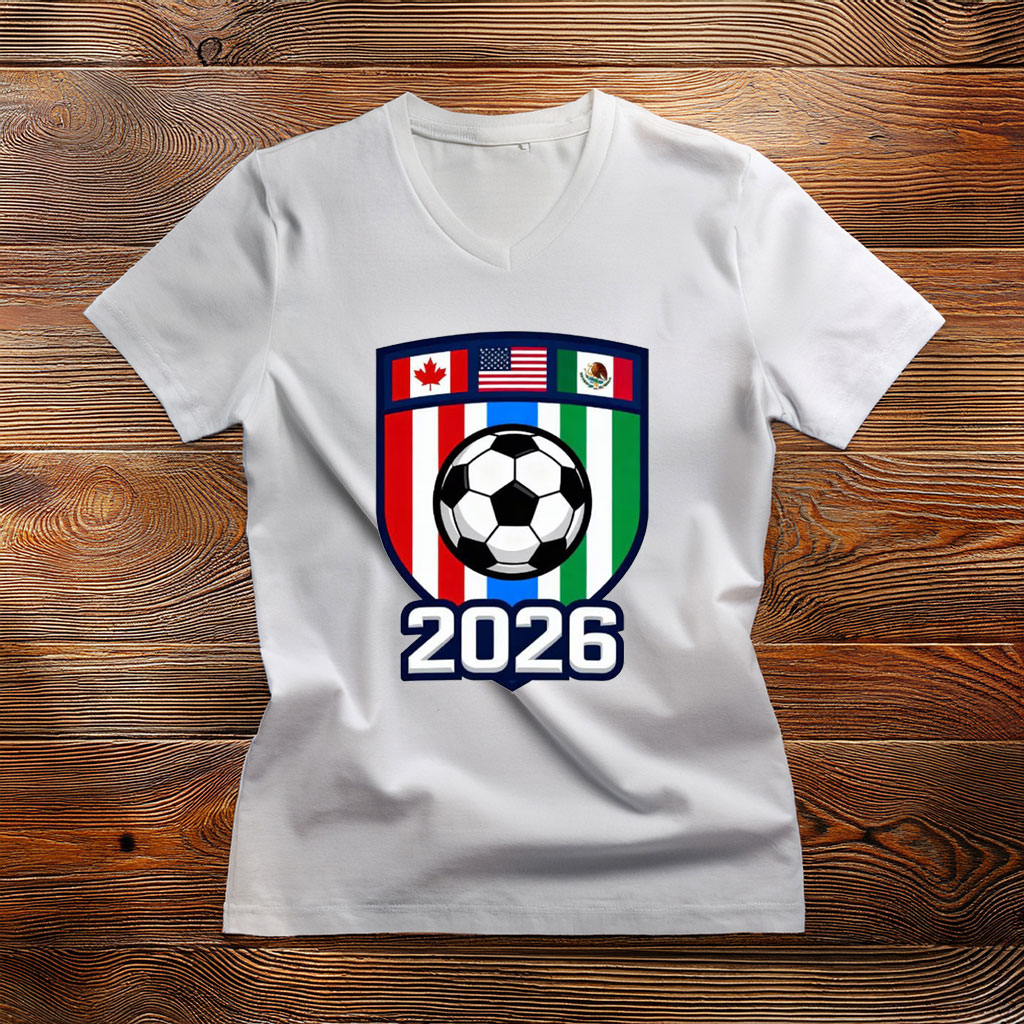 World Cup 2026 North America Soccer Shield Shirt
