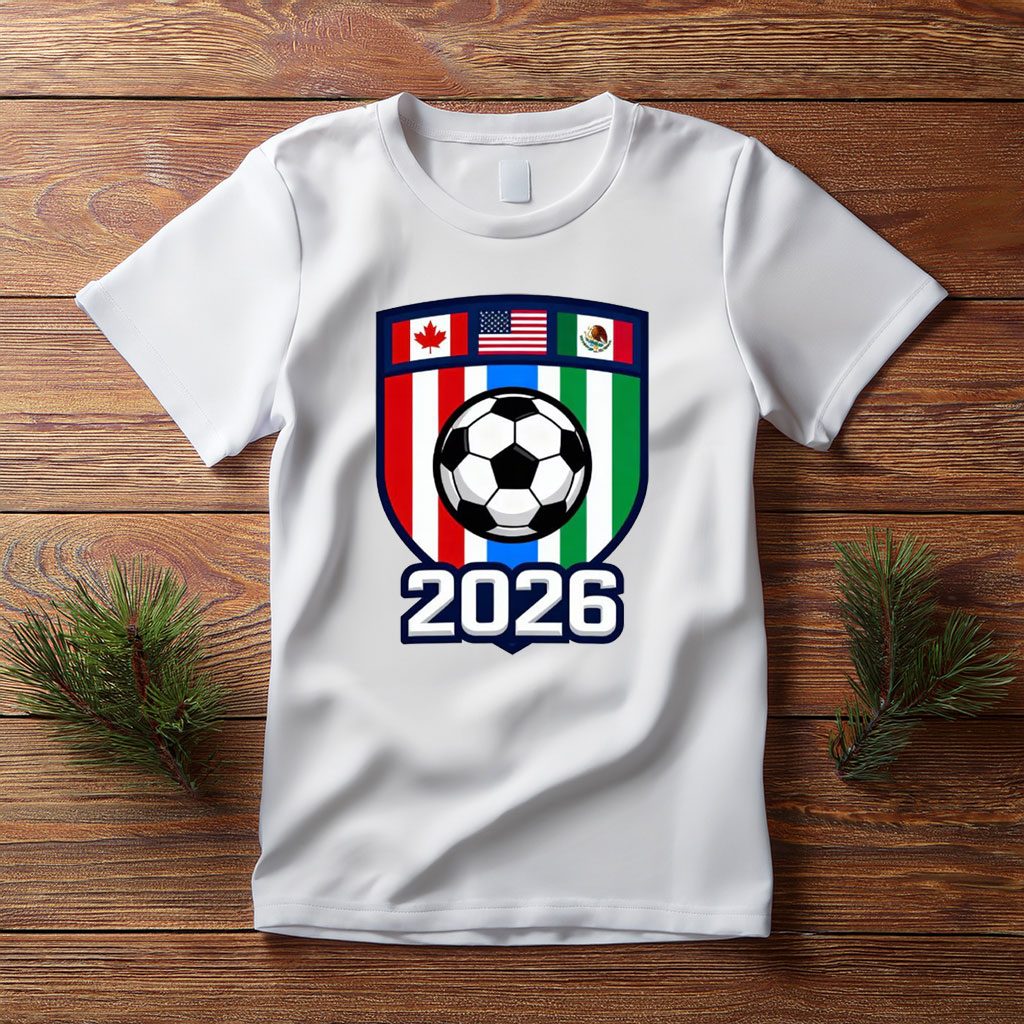 World Cup 2026 North America Soccer Shield Shirt