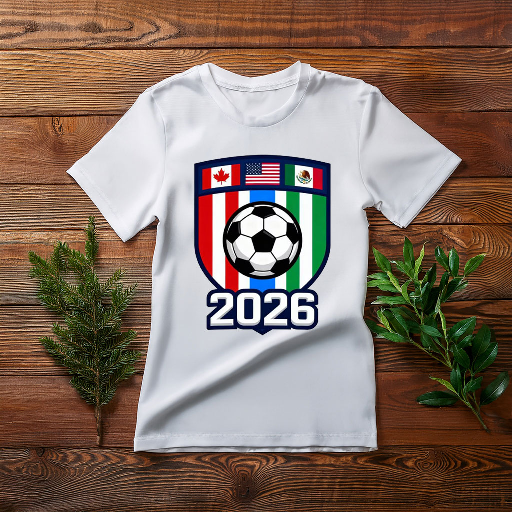 World Cup 2026 North America Soccer Shield Shirt