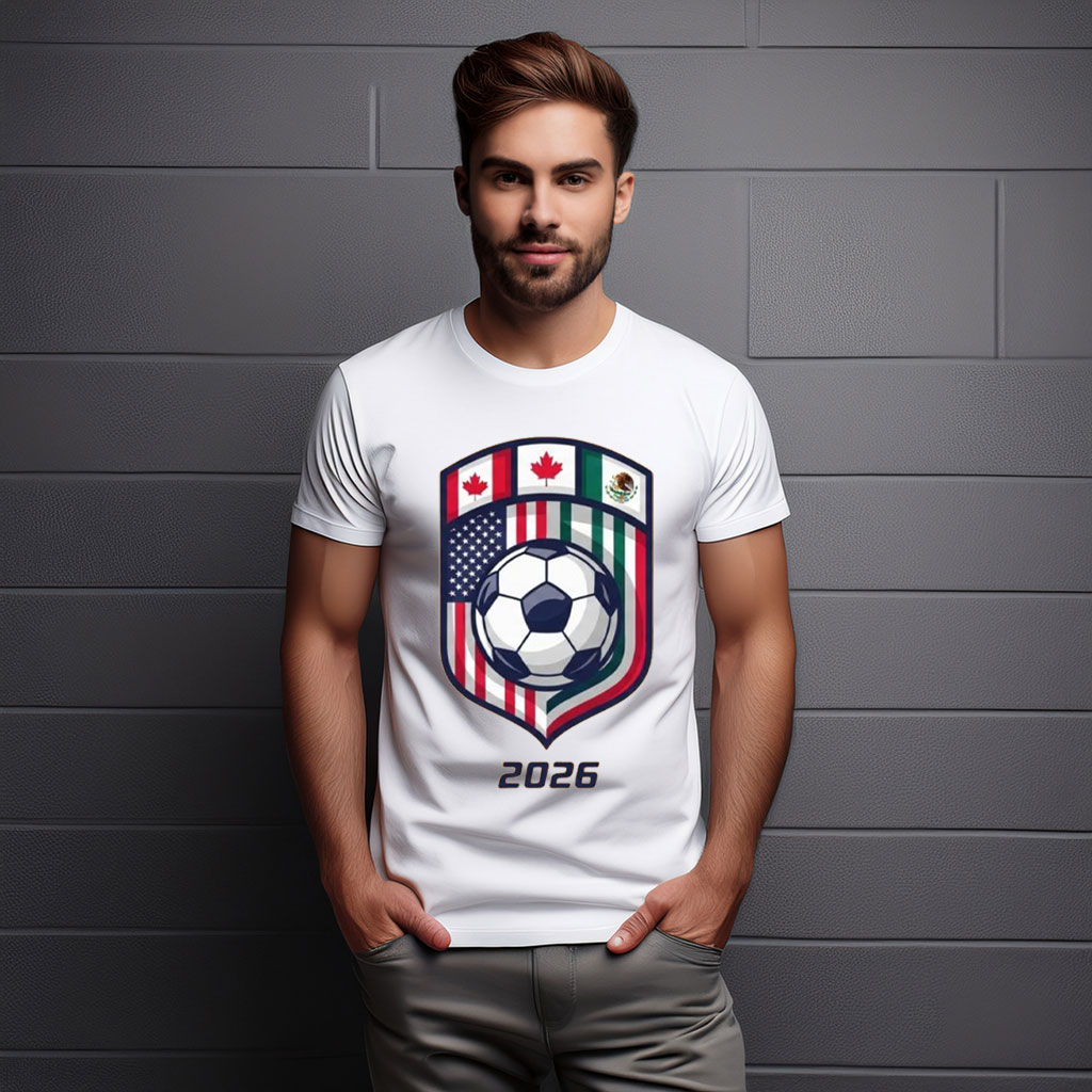 World Cup 2026 Shield Soccer Crest Shirt