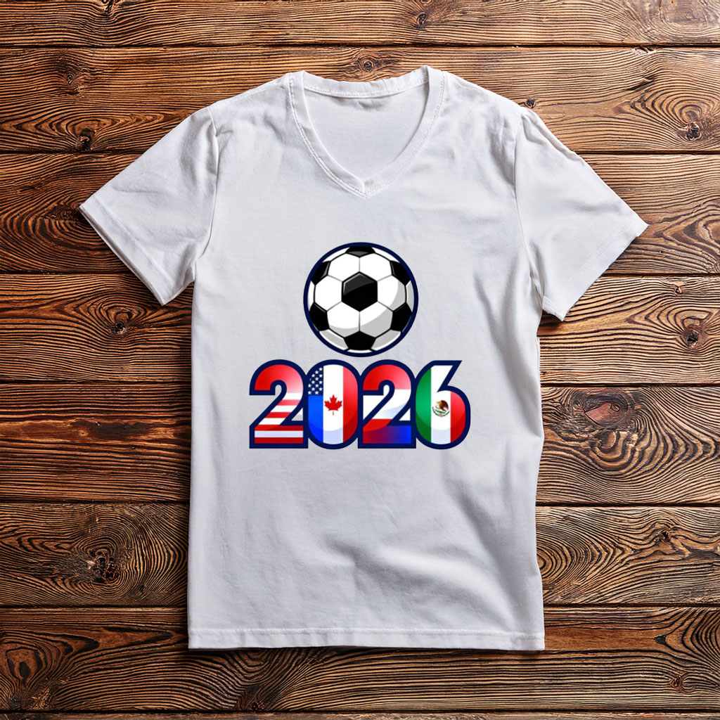 World Cup 2026 Soccer Ball Number Shirt