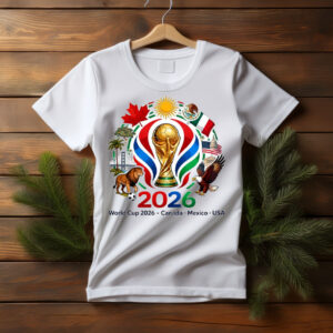 World Cup 2026 USA Canada Mexico Celebration Shirt