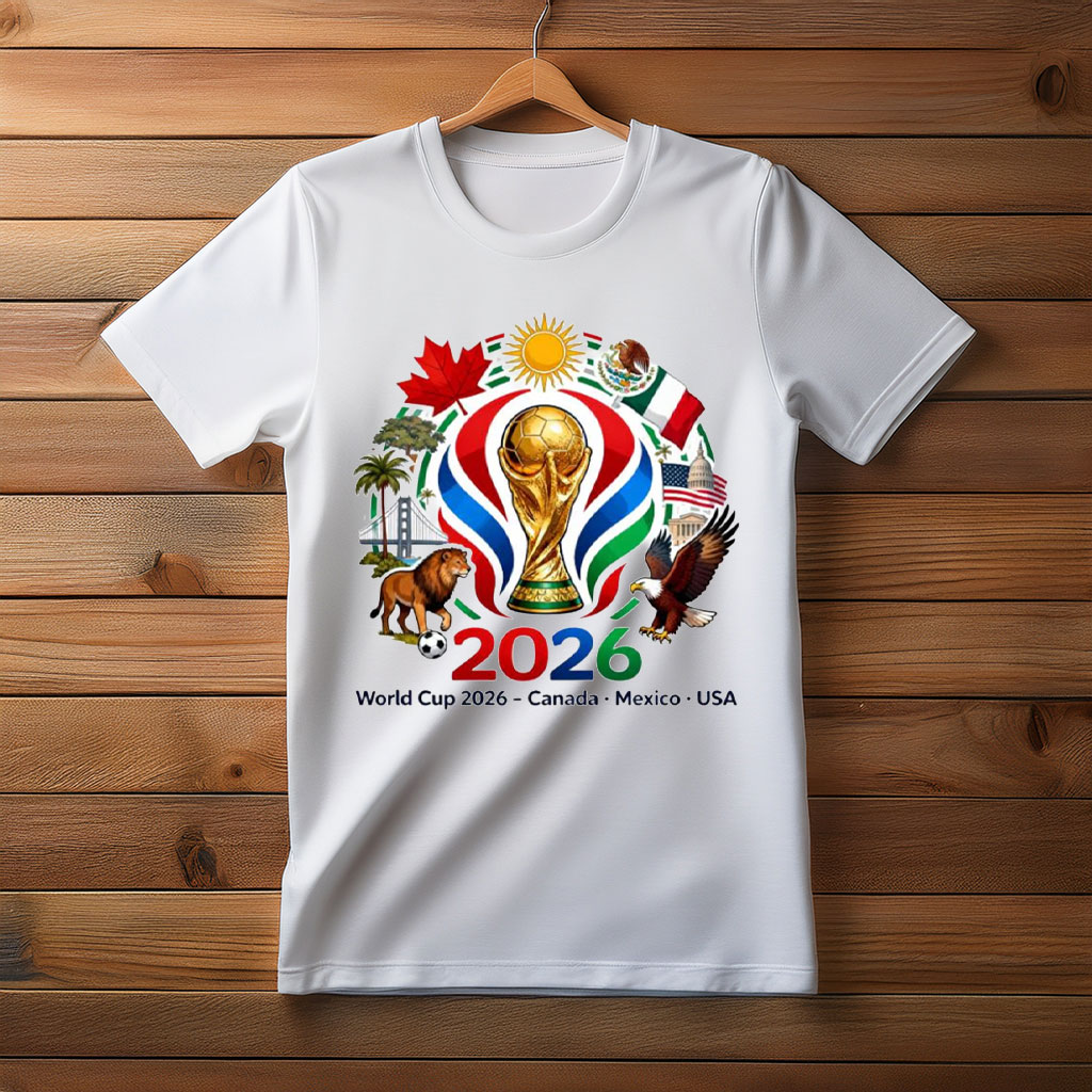 World Cup 2026 USA Canada Mexico Celebration Shirt