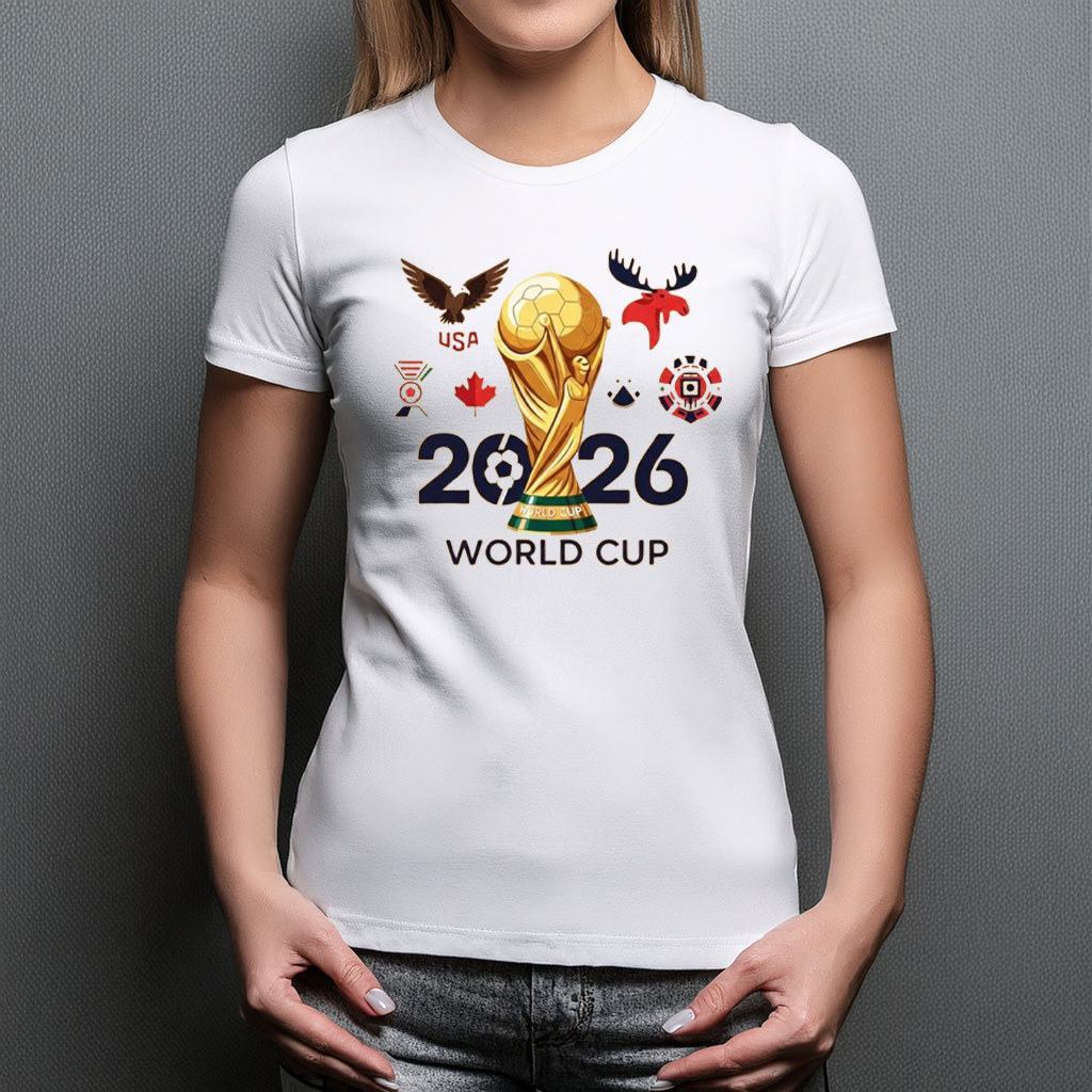 World Cup 2026 USA Canada Mexico Champions Shirt