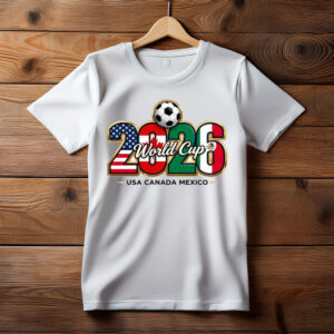 World Cup 2026 USA Canada Mexico Logo Graphic Shirt