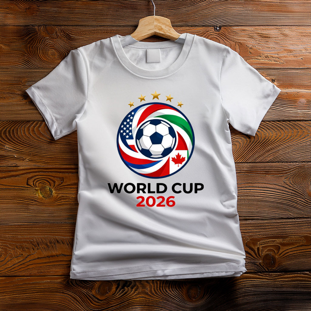 World Cup 2026 USA Canada Mexico Soccer Ball Shirt