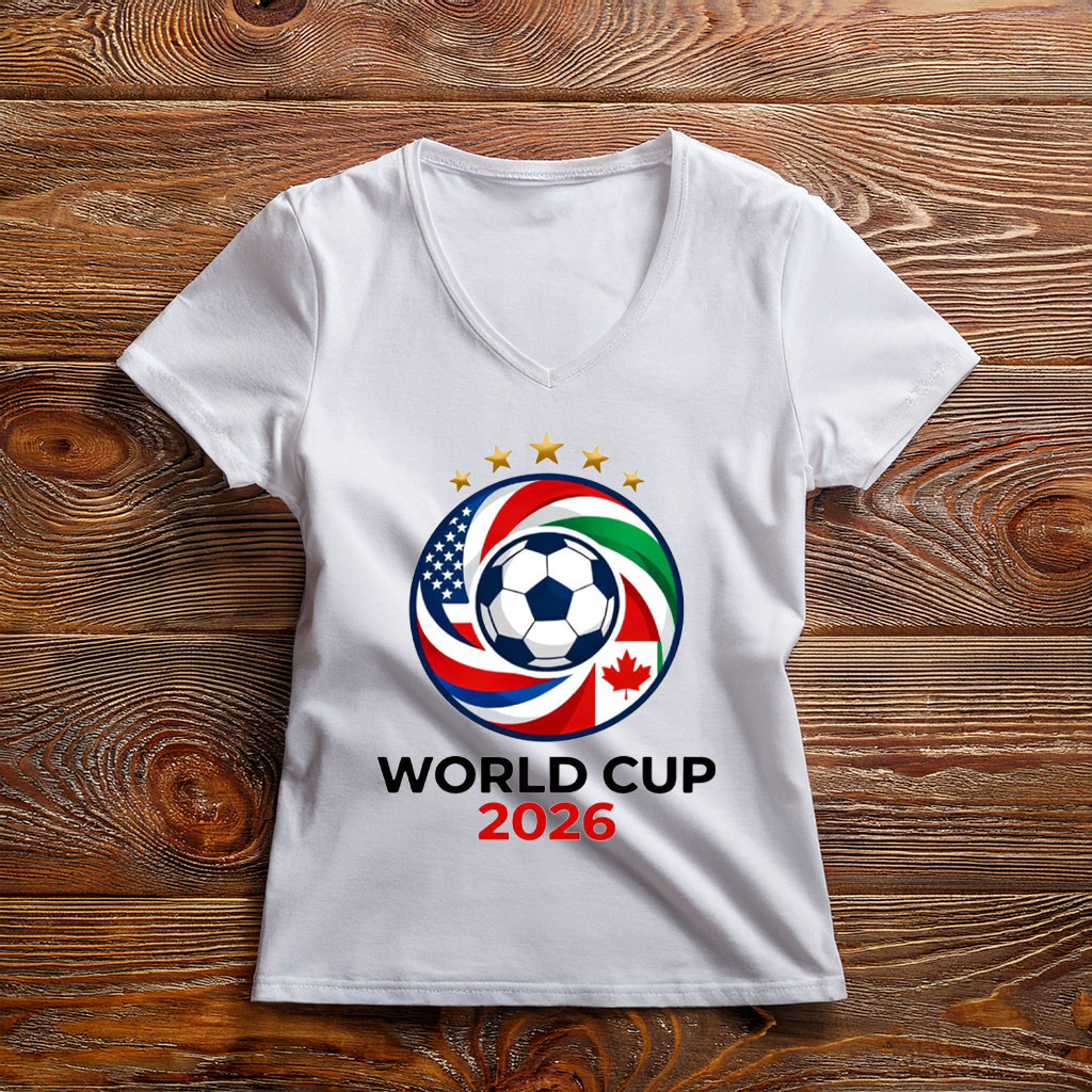 World Cup 2026 USA Canada Mexico Soccer Ball Shirt