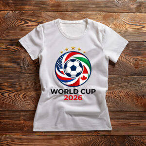 World Cup 2026 USA Canada Mexico Soccer Ball Shirt