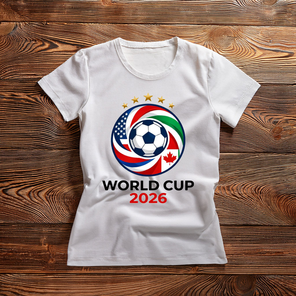 World Cup 2026 USA Canada Mexico Soccer Ball Shirt
