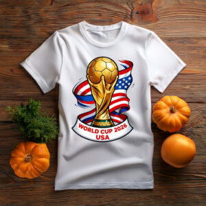 World Cup 2026 USA Patriotic Trophy Shirt