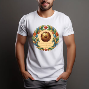 World Cup Championship 2026 Golden Ball Wreath Shirt