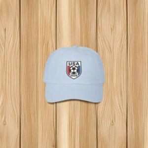 World Soccer Cap Embroidered USA 2026 Dad Hat