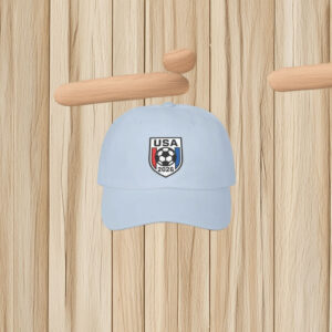 World Soccer Cap Embroidered USA 2026 Dad Hat