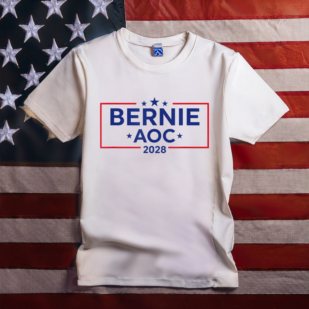 Bernie AOC 2028 For President Election Campaign Shirt