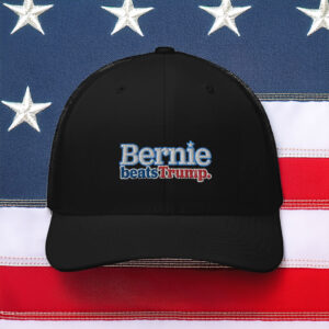 Bernie Beats Trump Vintage Hat