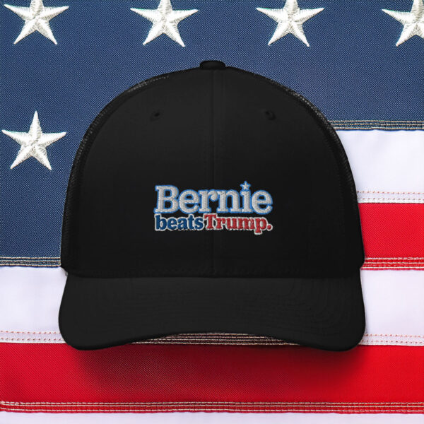 Bernie Beats Trump Vintage Hat