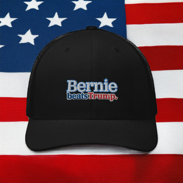 Bernie Beats Trump Vintage Hat