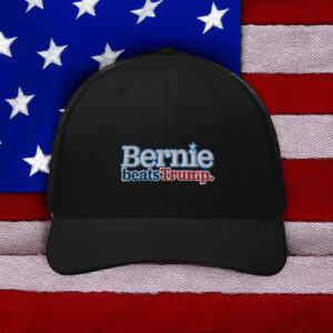 Bernie Beats Trump Vintage Hat