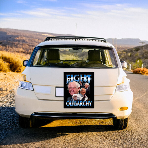 Bernie Fight Oligarchy Car Magnets