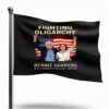 Bernie Sanders AOC Fighting Oligarchy Anti Trump US Flag 2025 Flag