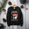 Bernie Sanders AOC Fighting Oligarchy Anti Trump US Flag 2025 Sweatshirt