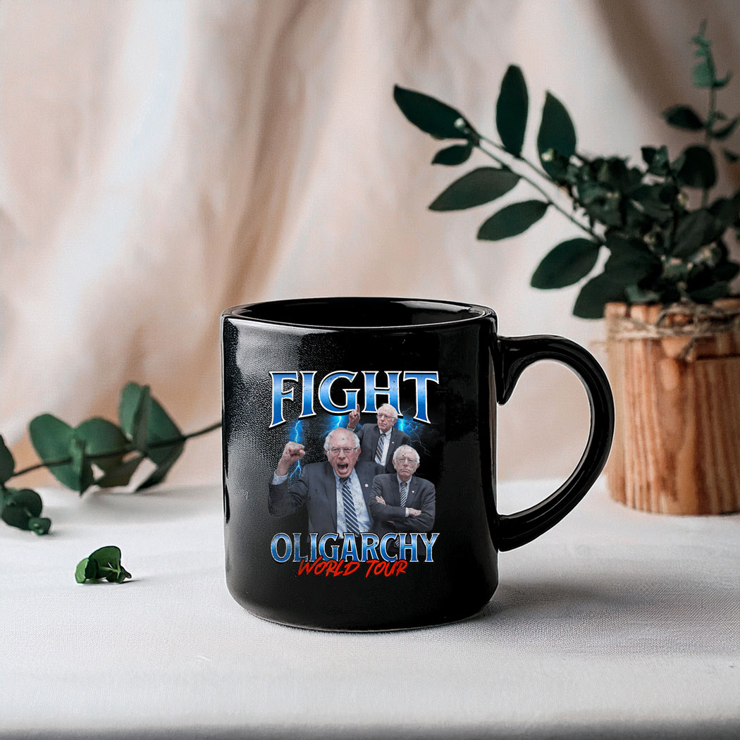 Bernie Sanders Fight Oligarchy Mug