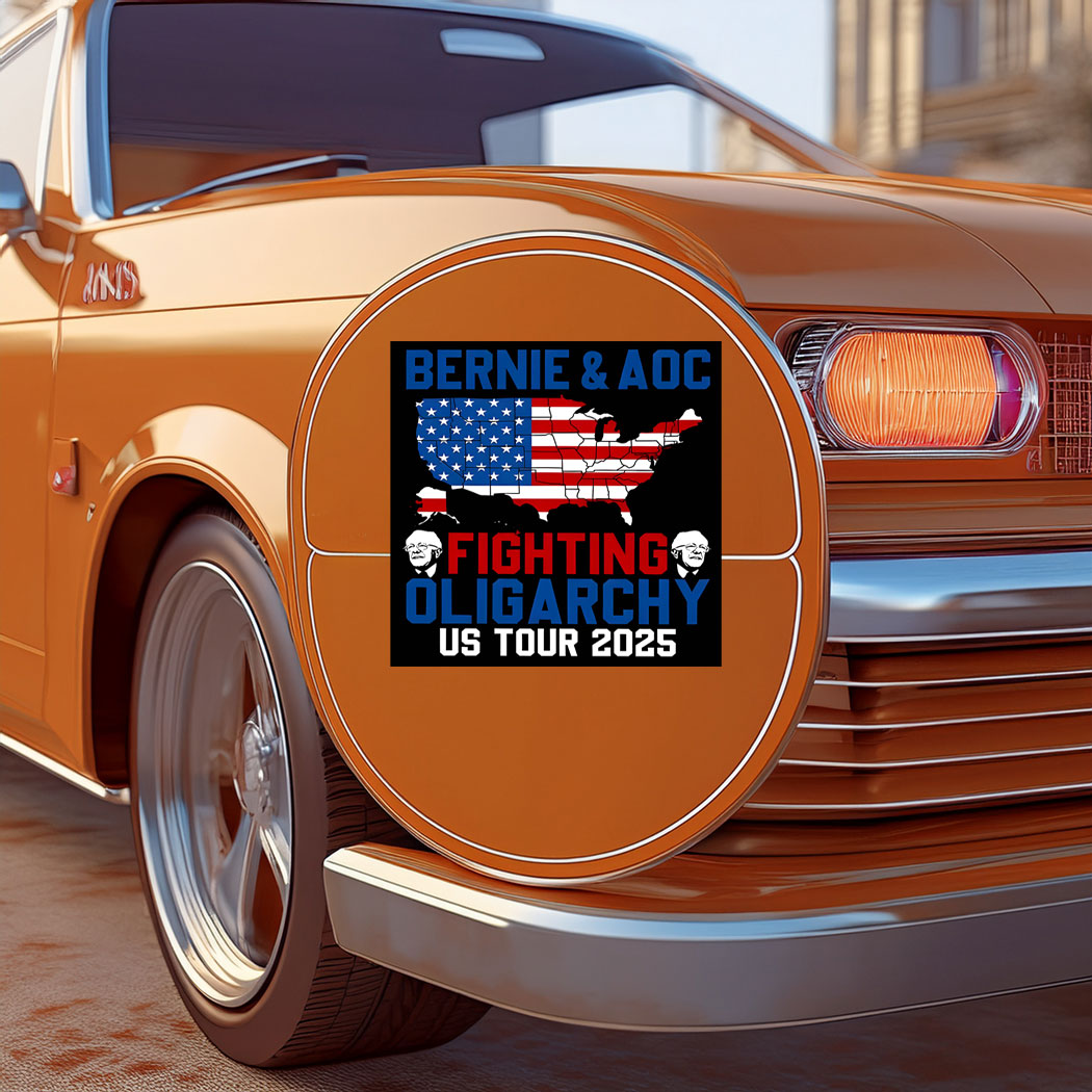 Bernie Sanders & OAC , Fighting Oligarchy Sticker
