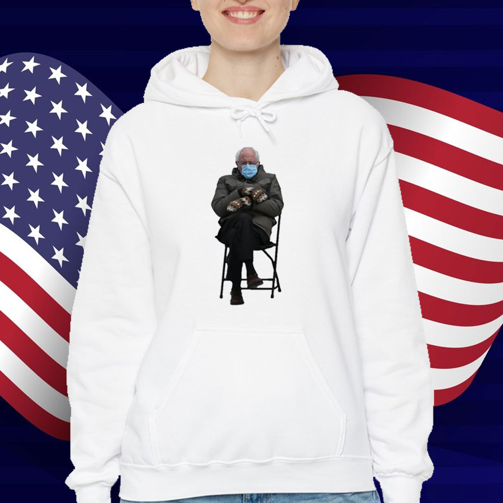 Bernie Sanders Sitting Meme Inauguration Funny Viral T-Shirt