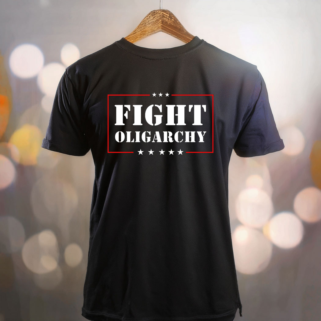 Fight Oligarchy 2025 Bernie Sanders AOC Fighting Shirt