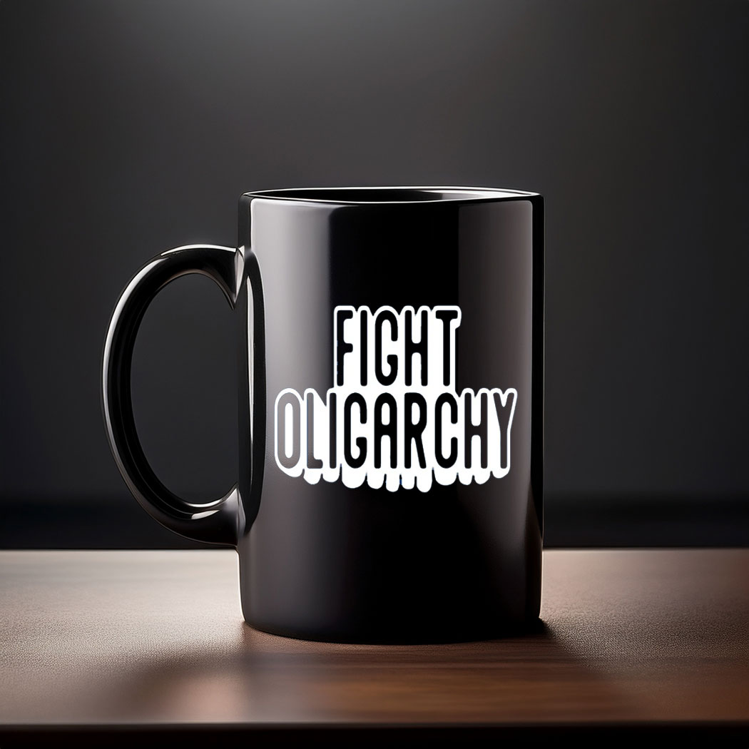 Fight Oligarchy , Bernie Sanders AOC Rally Mug