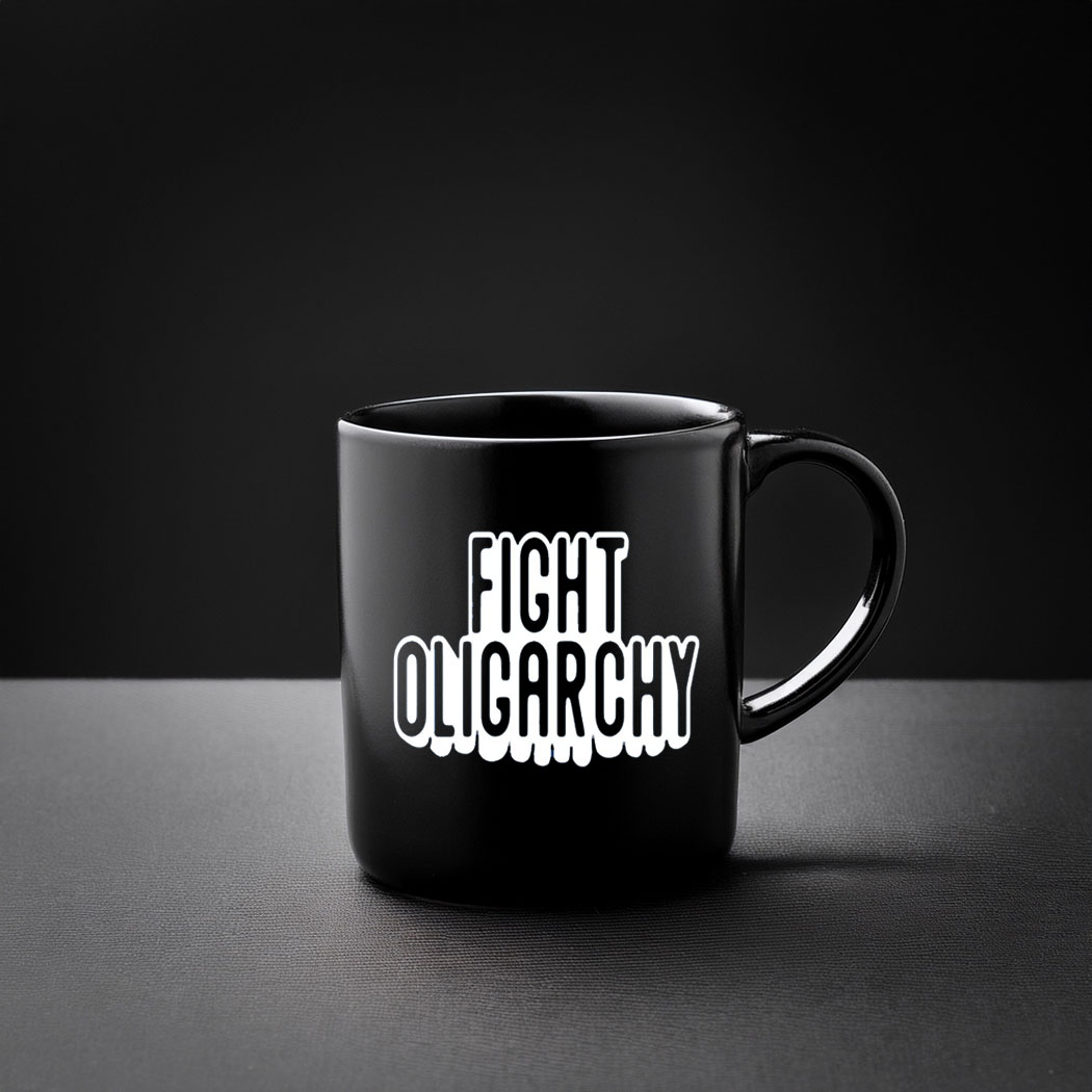 Fight Oligarchy , Bernie Sanders AOC Rally Mug