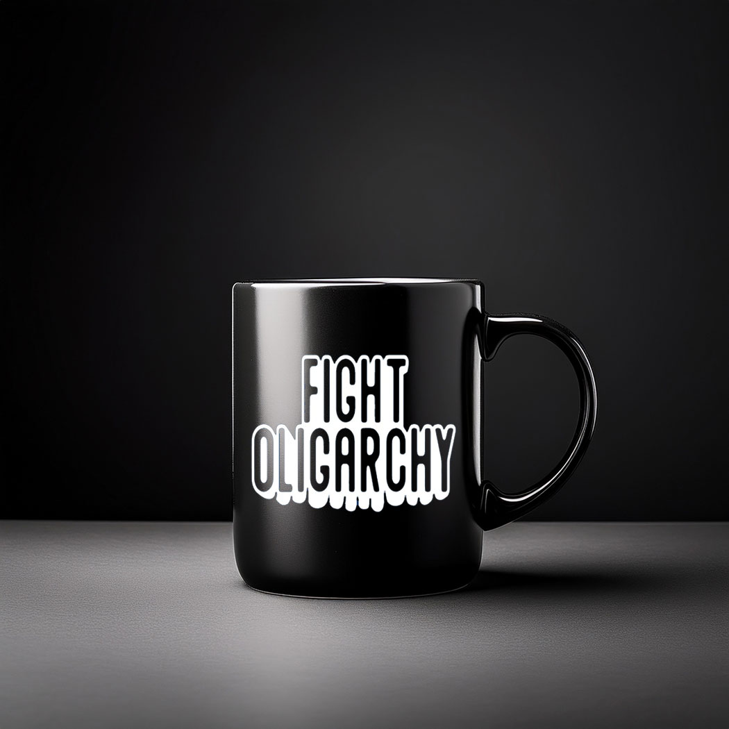 Fight Oligarchy , Bernie Sanders AOC Rally Mug