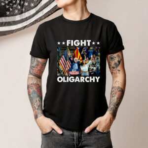 Fight Oligarchy Bernie Sanders And AOC Freedom US Anti Trump Shirts