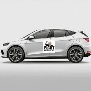 Fight Oligarchy Protest Resist With Bernie Sanders Car Magnets