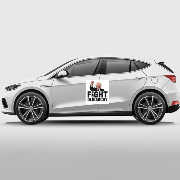 Fight Oligarchy Protest Resist With Bernie Sanders Car Magnets