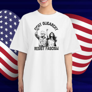 Fight Oligarchy Resist Fascism T-Shirt