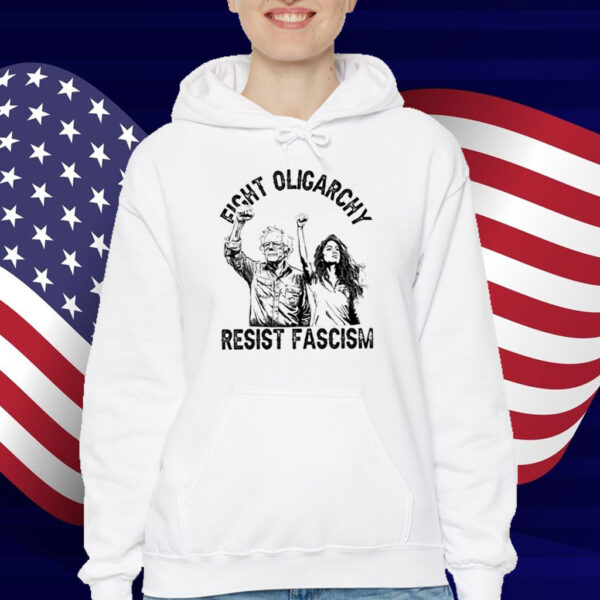 Fight Oligarchy Resist Fascism T-Shirt