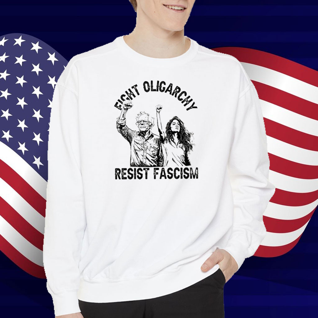 Fight Oligarchy Resist Fascism T-Shirt
