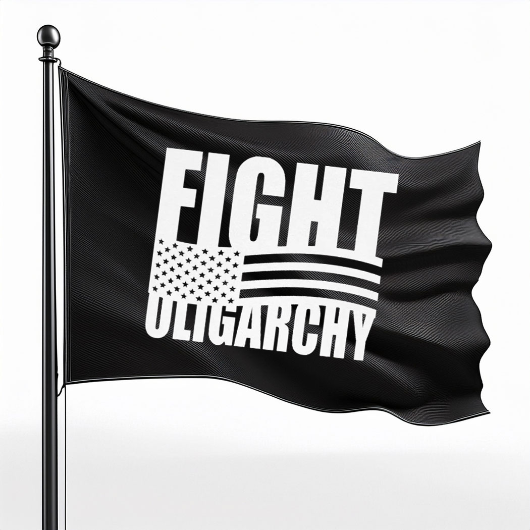 Fight Oligarchy USA Flag