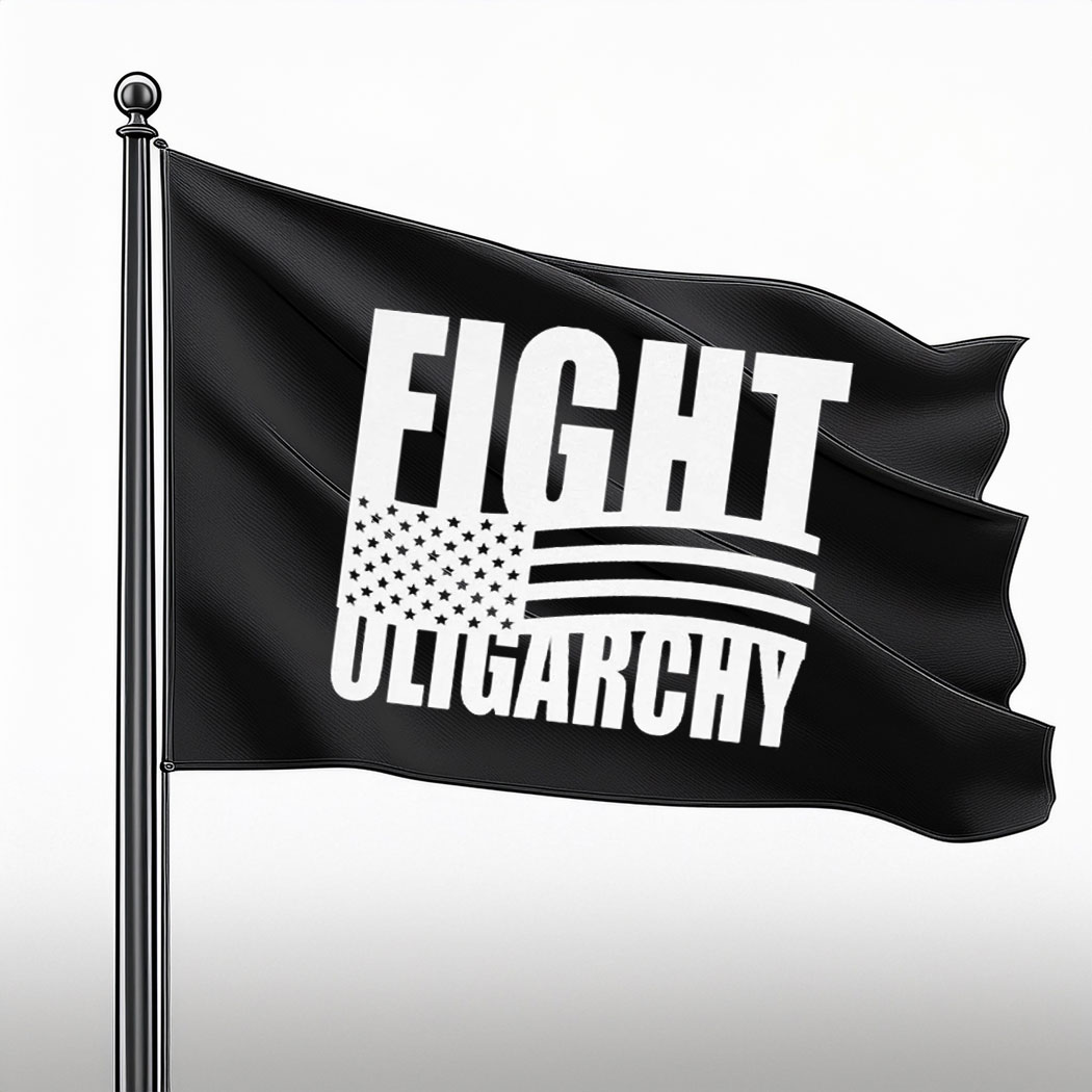 Fight Oligarchy USA Flag