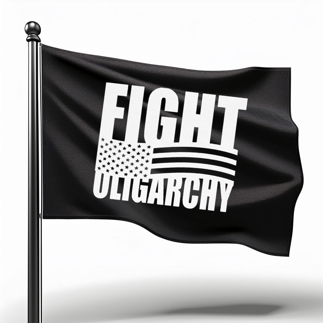 Fight Oligarchy USA Flag