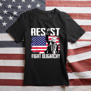 RESIST Bernie Sanders Fight Oligarchy Freedom Protest T-Shirt