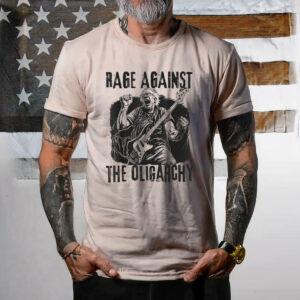 Rage Against Oligarchy Bernie Sanders Fight Protest Resist T-Shirt