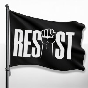 Resist Protest Flag