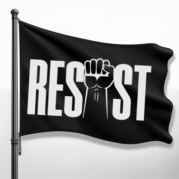 Resist Protest Flag