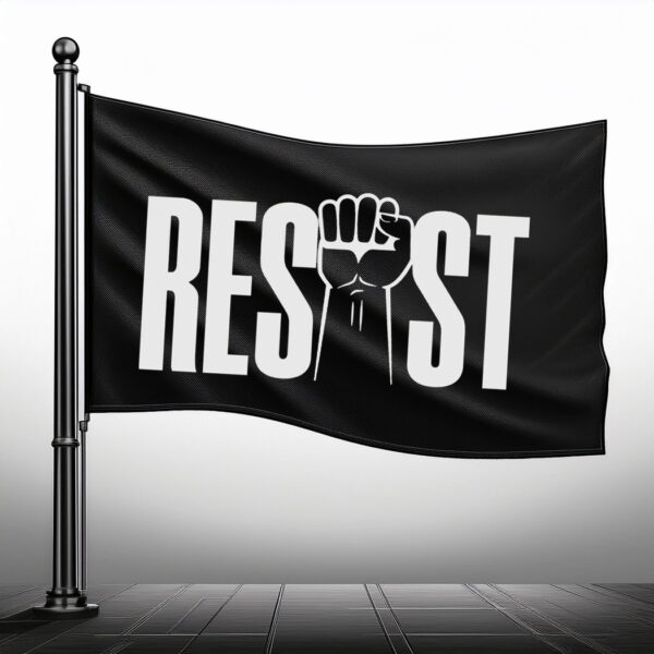 Resist Protest Flag